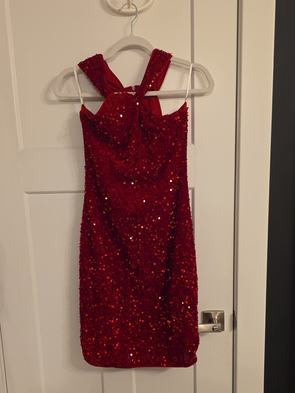 Grace Karin Red Sequin Dress